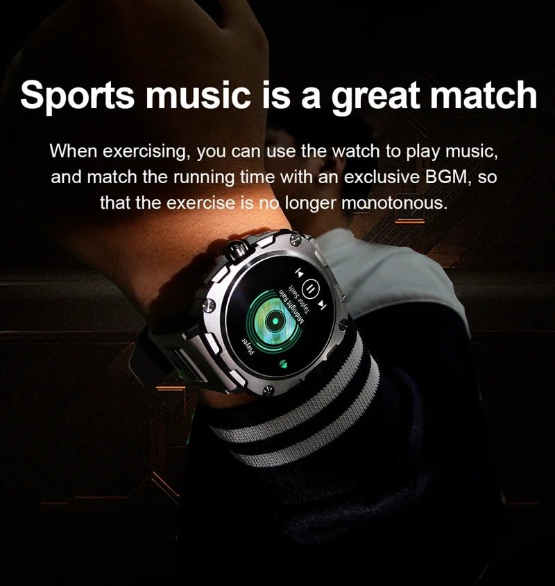 AK71 Steel Strap AMOLED Smart Watch - detail 17