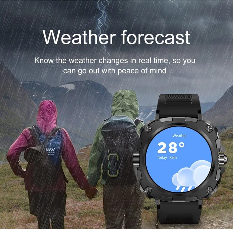 AK71 Steel Strap AMOLED Smart Watch - detail 19