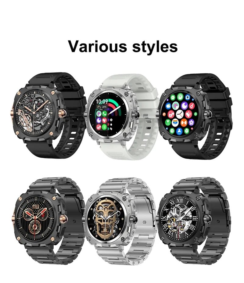 AK71 Steel Strap AMOLED Smart Watch - detail 21