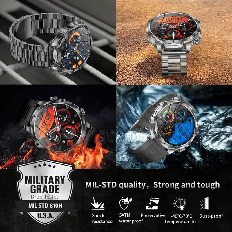 AK75 Steel Strap Smart Watch - detail 05
