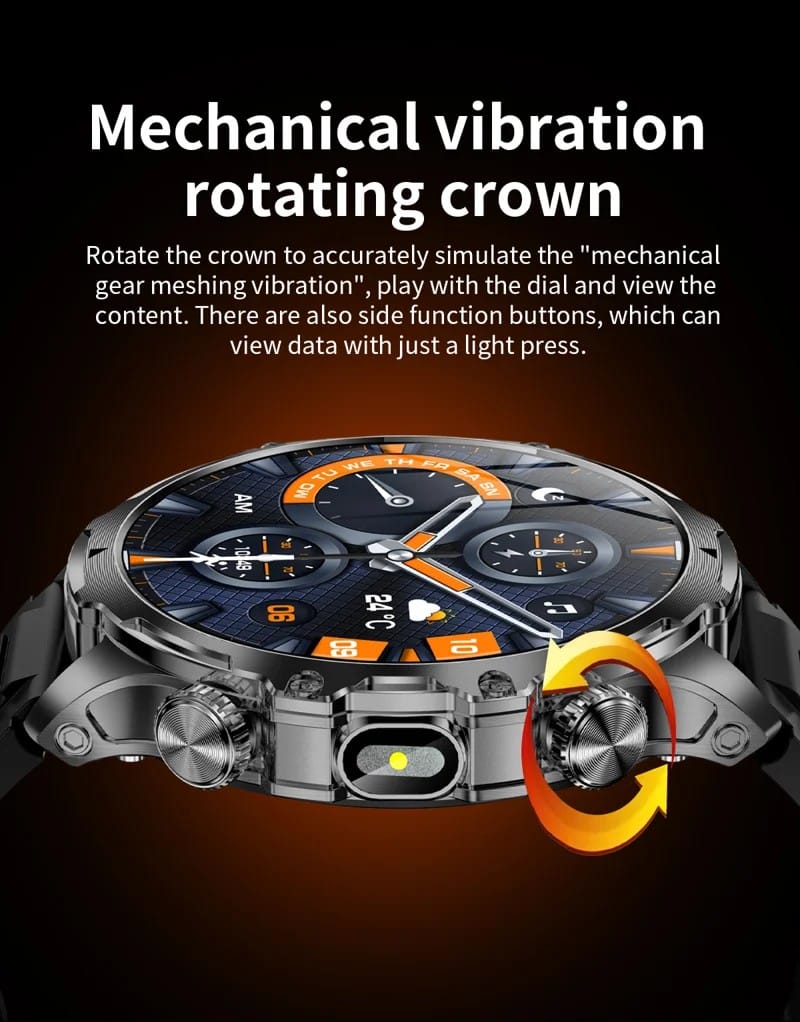 AK75 Steel Strap Smart Watch - detail 07