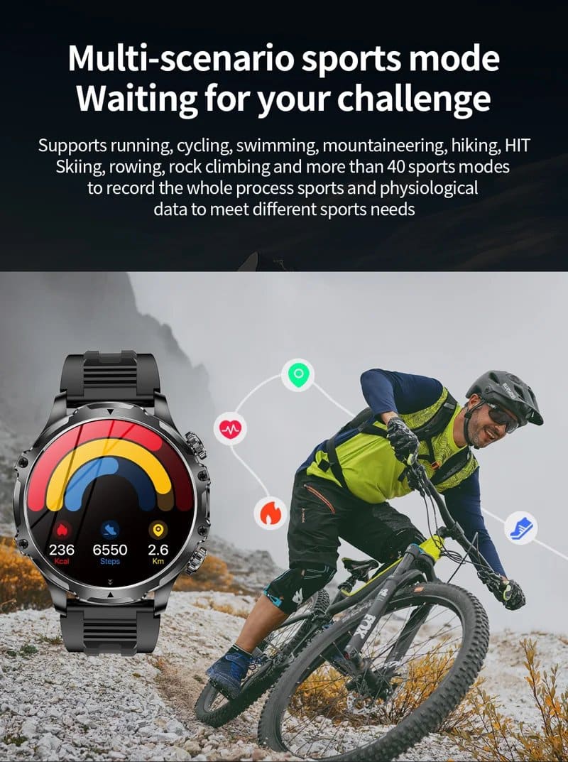 AK75 Steel Strap Smart Watch - detail 15