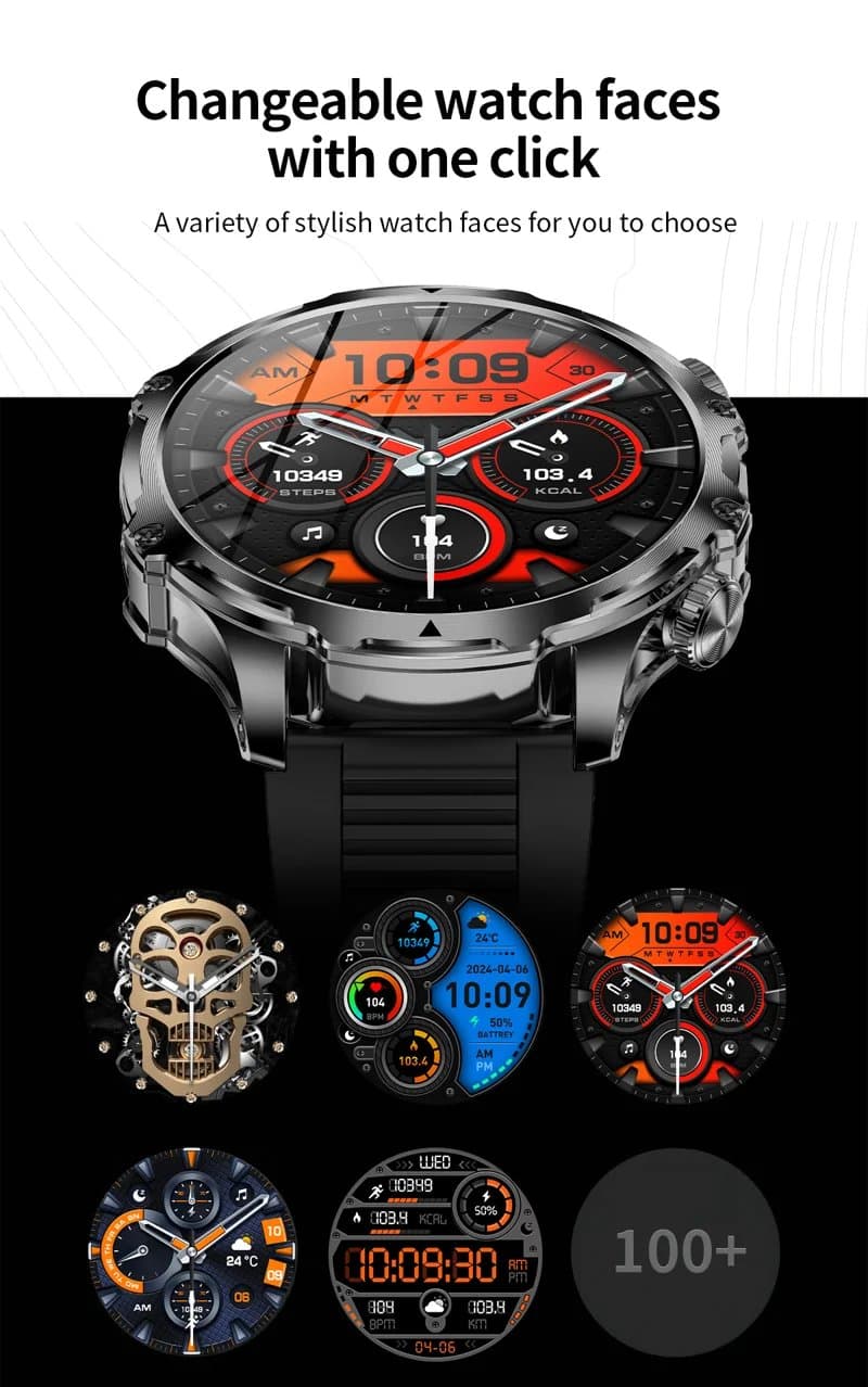 AK75 Steel Strap Smart Watch - detail 25