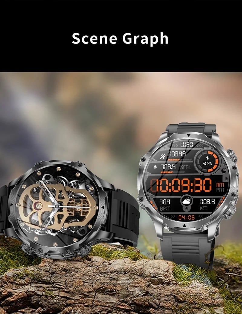 AK75 Steel Strap Smart Watch - detail 27
