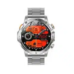 AK87 1.7-Inch HD Bluetooth Calling Smart Watch with Flashlight, 1000mAh Battery, IP68 Protection and Steel Strap Options - Image 3