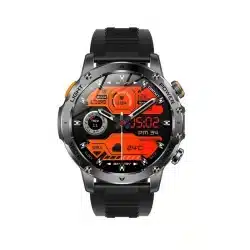 AK87 1.7-Inch HD Bluetooth Calling Smart Watch with Flashlight, 1000mAh Battery, IP68 Protection and Steel Strap Options - Image 4