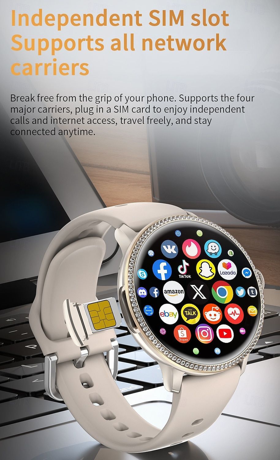 H80 AMOLED 4G Android Smart Watch - detail 03