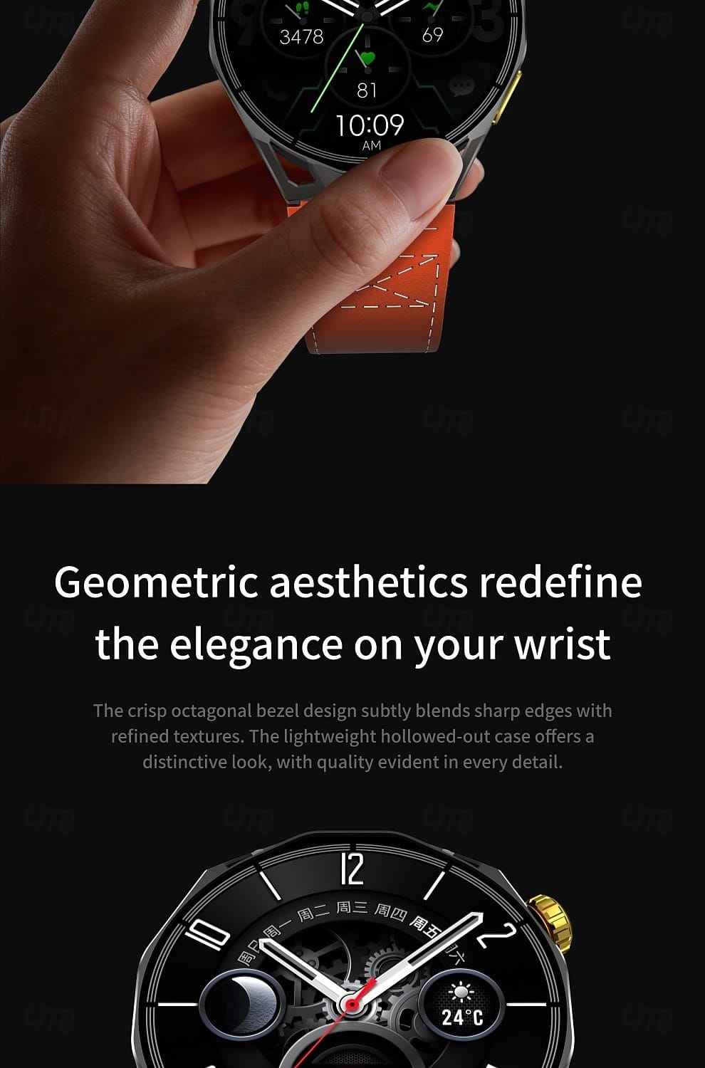 AMOLED Navigation Smart Watch - detail 10