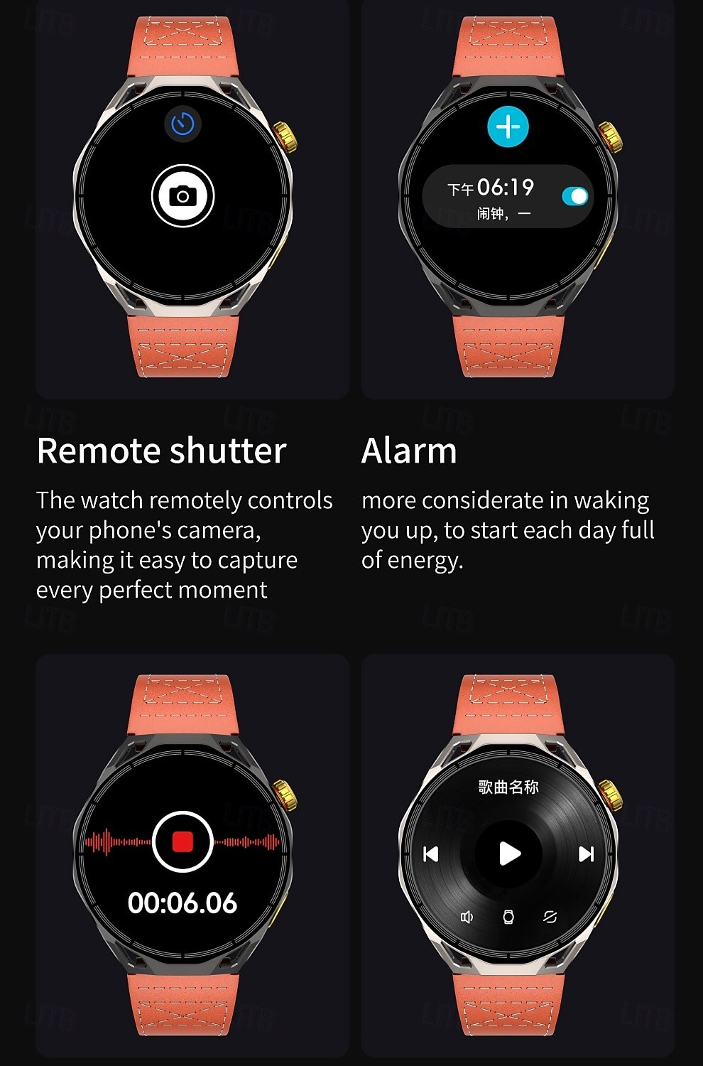 AMOLED Navigation Smart Watch - detail 17