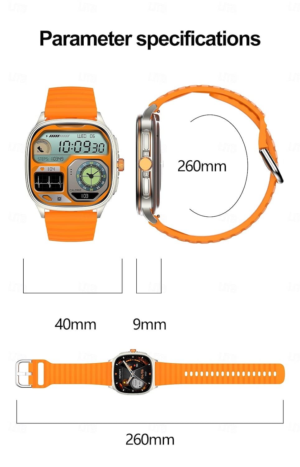 HK73 AMOLED Bluetooth Calling Smart Watch - detail 09