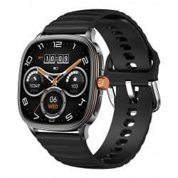 HK73 AMOLED Bluetooth Calling Smart Watch - variant black