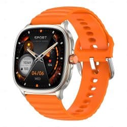 HK73 AMOLED Bluetooth Calling Smart Watch - variant orange