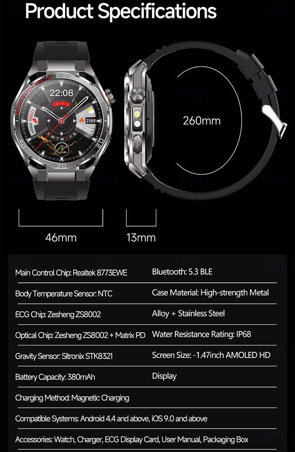 TK40 AMOLED Bluetooth Calling Smart Watch - detail 20
