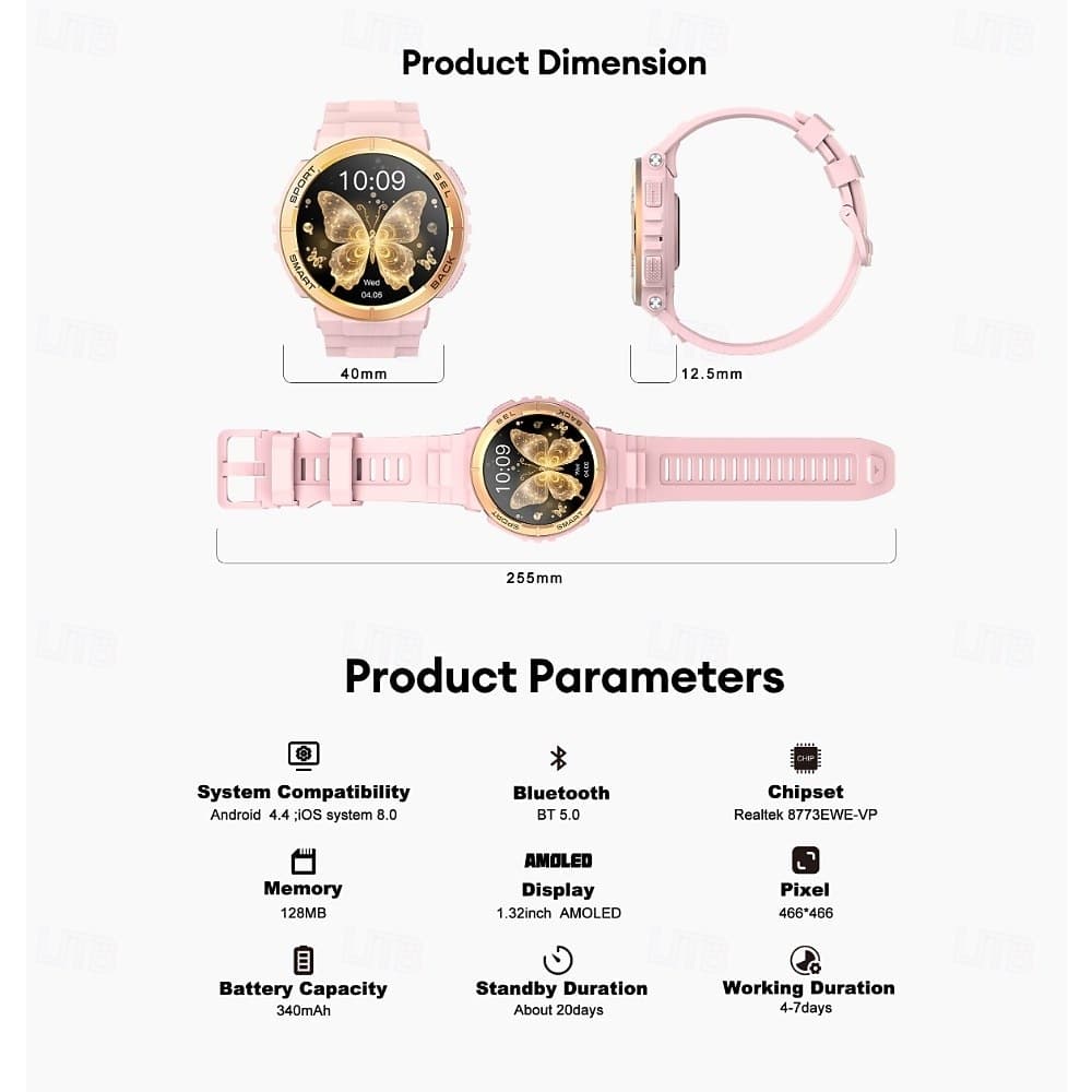 K73 AMOLED Bluetooth Calling Women's Smart Watch - detail 13