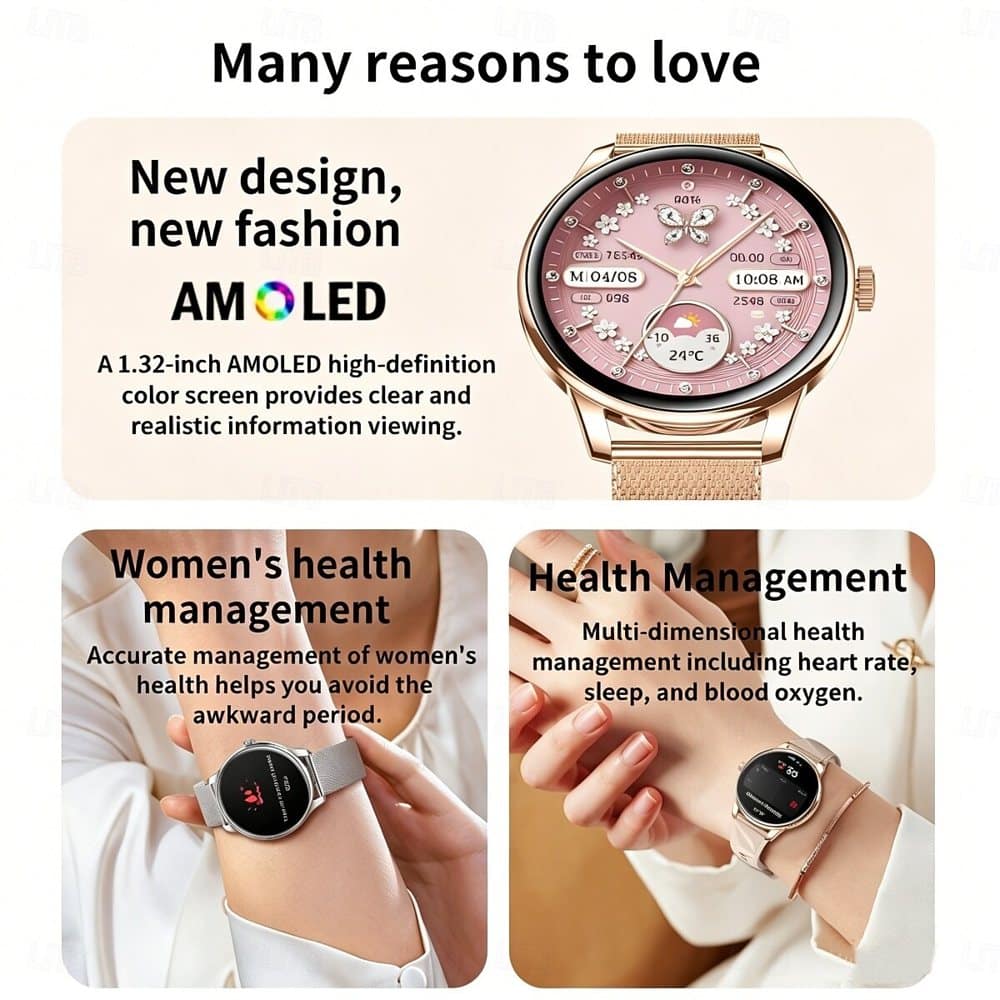 L1 AMOLED Bluetooth Calling Women's Smart Watch - detail 05