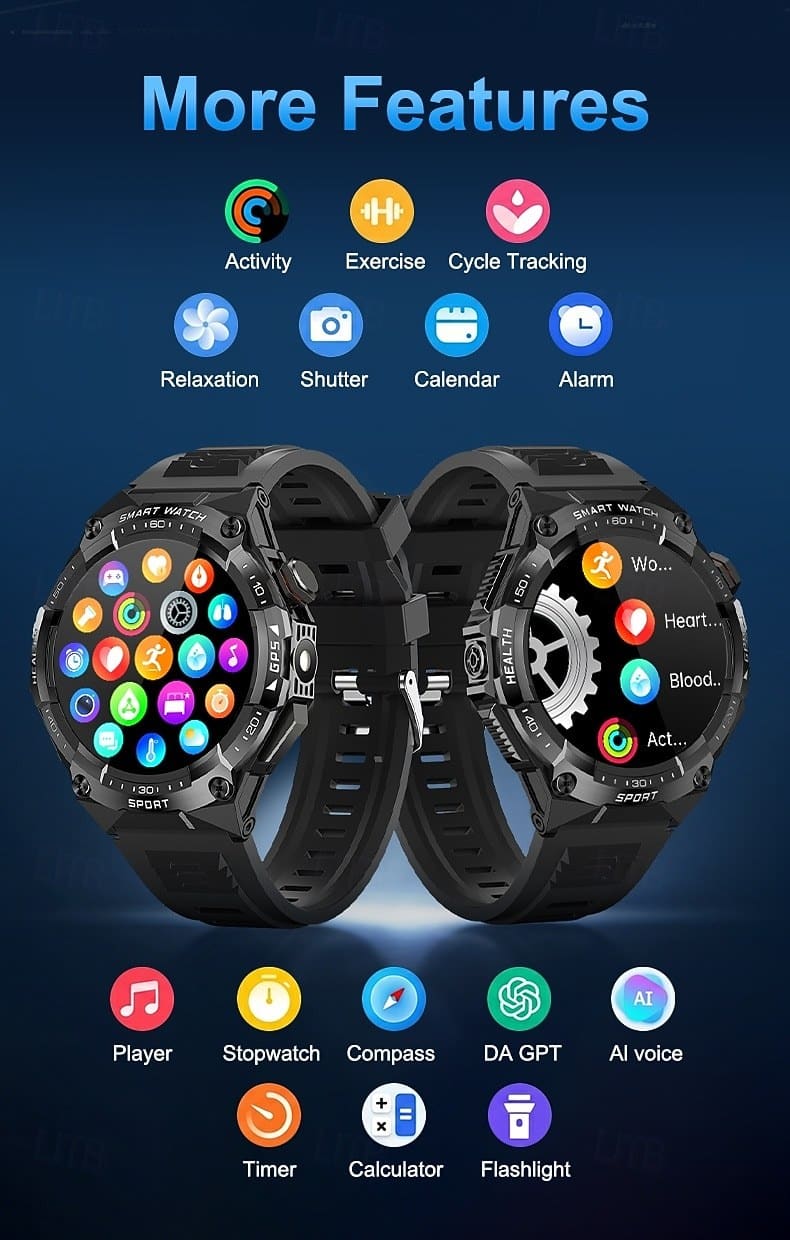 WB43 AMOLED GPS Bluetooth Calling Smart Watch - detail 13