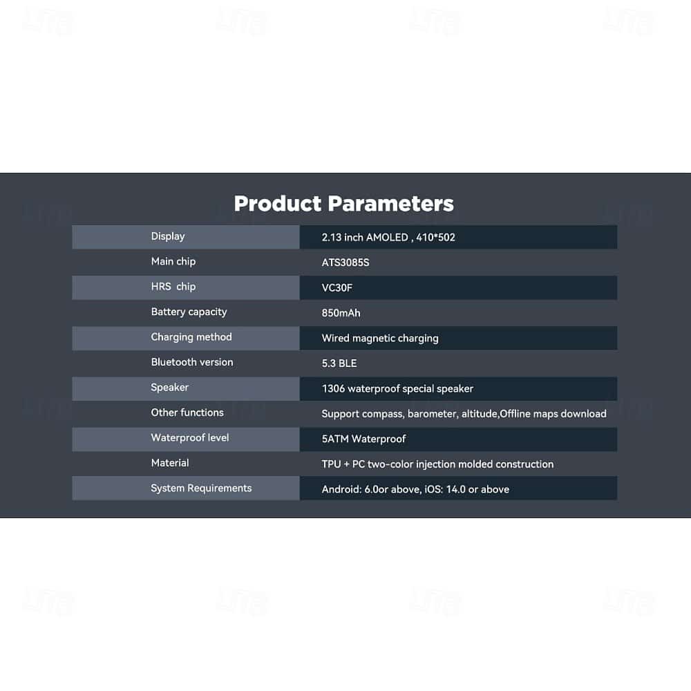 DM66 AMOLED GPS Smart Watch - detail 16