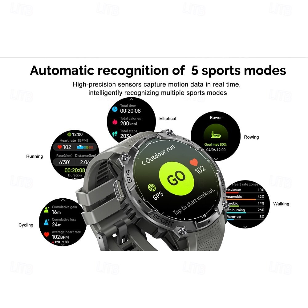 K67A AMOLED GPS Outdoor Smart Watch - detail 10