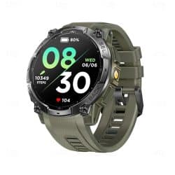 K67A AMOLED GPS Outdoor Smart Watch - variant black green