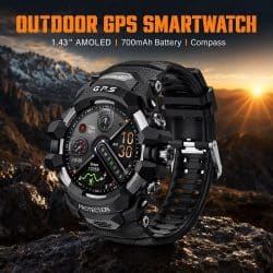 PG999 AMOLED GPS Rugged Outdoor Smart Watch - gallery 01
