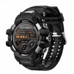 PG999 AMOLED GPS Rugged Outdoor Smart Watch - variant black