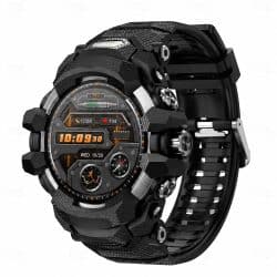 PG999 AMOLED GPS Rugged Outdoor Smart Watch - variant black