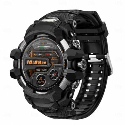 PG999 AMOLED GPS Rugged Outdoor Smart Watch - variant black