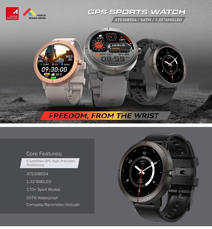DM59 AMOLED GPS Smart Watch for Women - detail 02