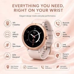 DM59 AMOLED GPS Smart Watch for Women - gallery 10