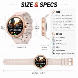 DM59 AMOLED GPS Smart Watch for Women - gallery 11