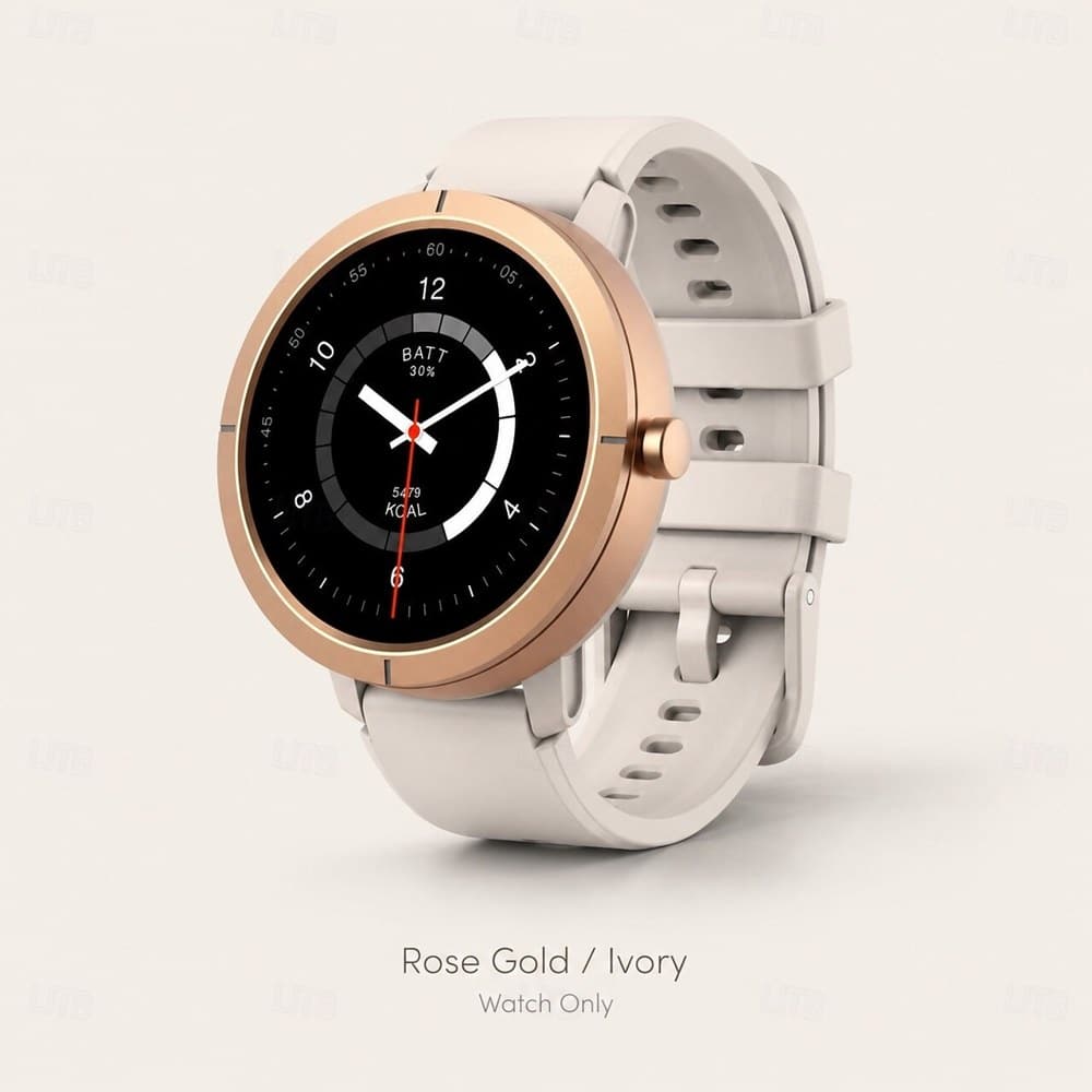 1.32-Inch AMOLED GPS Smart Watch for Women with 6-Satellite Positioning, 5ATM Water Resistance, Bluetooth Calling, 170+ Sports Modes and 24-Hour Health Tracking DM59 WearableMaster - variant-rose-gold-strap DM59 AMOLED GPS Smart Watch for Women - variant rose gold strap