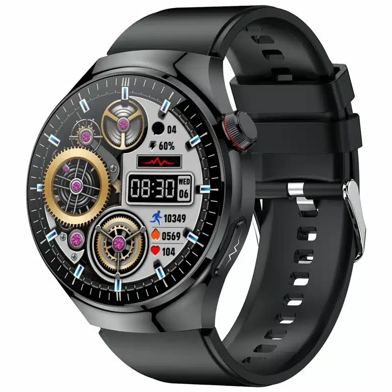 wearablemaster amoled round watch organ detection health monitoring bluetooth compatible calling smart watch silicone strap tk26 wear tk26 wearablemaster gallery 01 TK26 smart watch product image