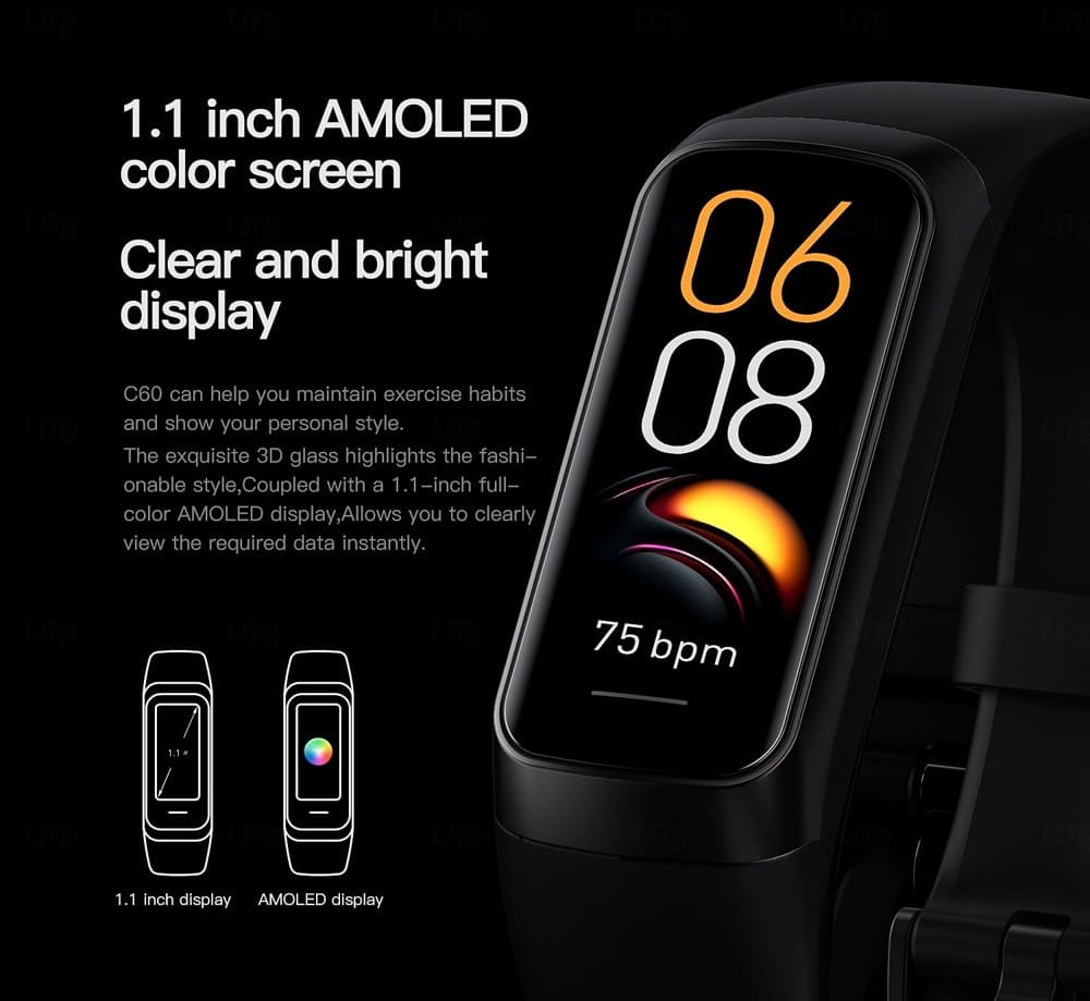 BW0459 AMOLED Smart Fitness Band - detail 01