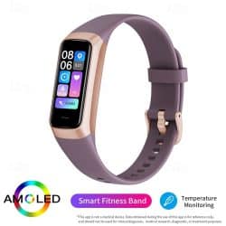 BW0459 AMOLED Smart Fitness Band - variant purple