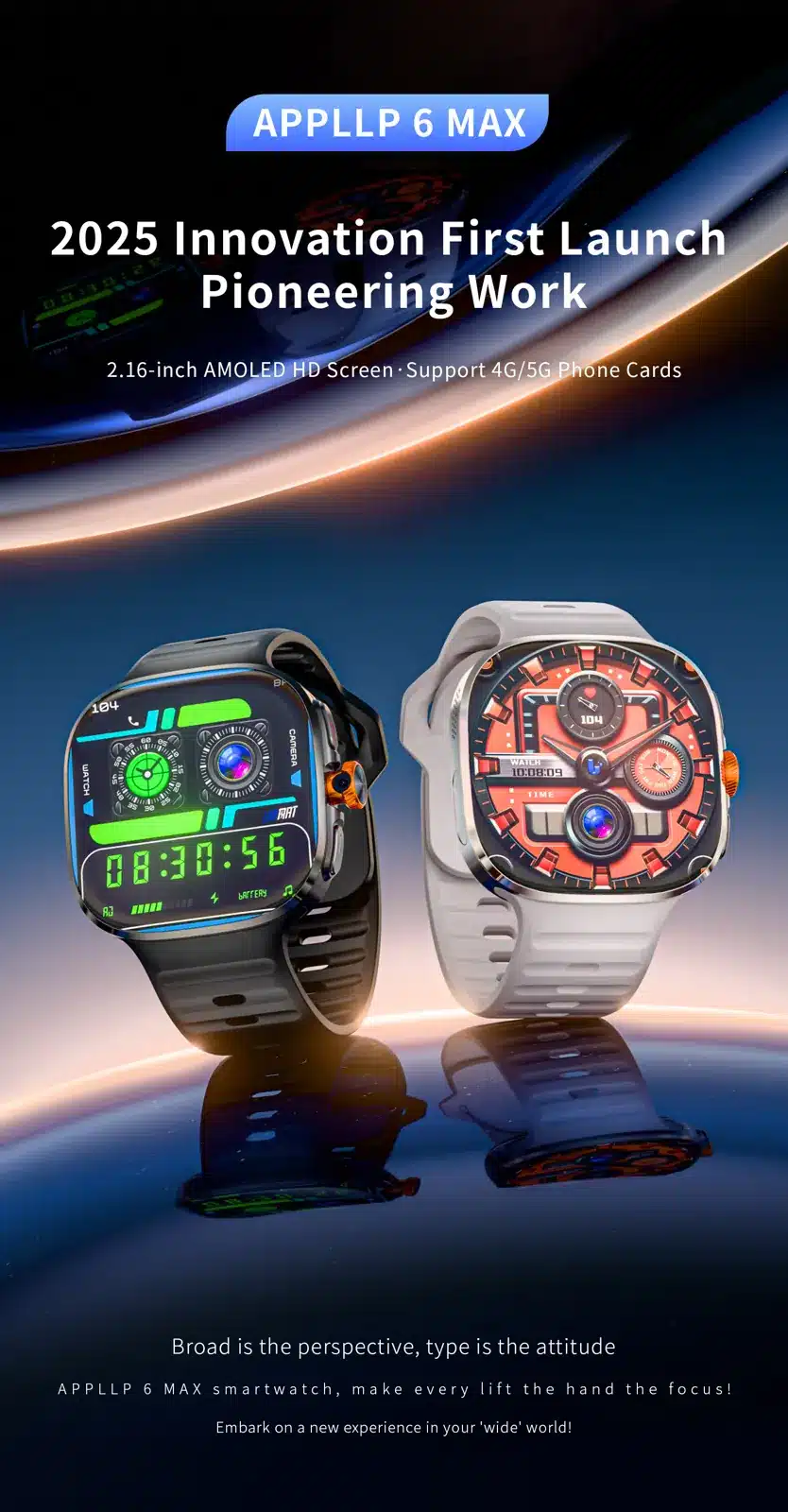 APPLLP 6 MAX Android smart watch detail image 1