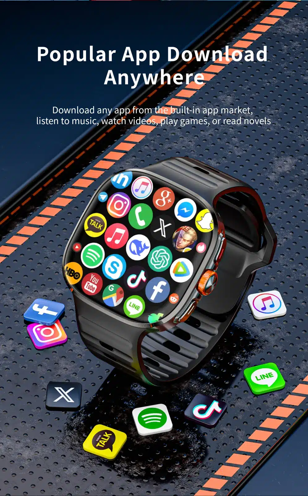 APPLLP 6 MAX Android smart watch detail image 17