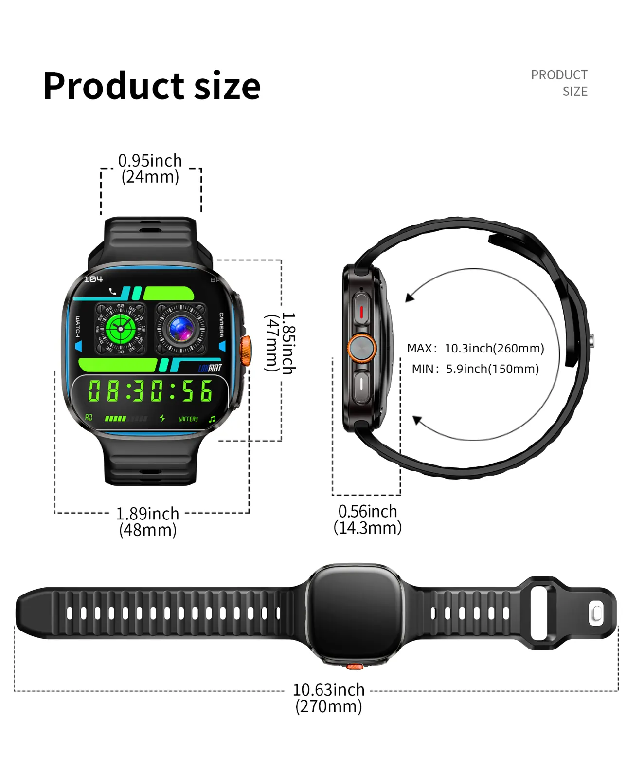 APPLLP 6 MAX Android smart watch detail image 23