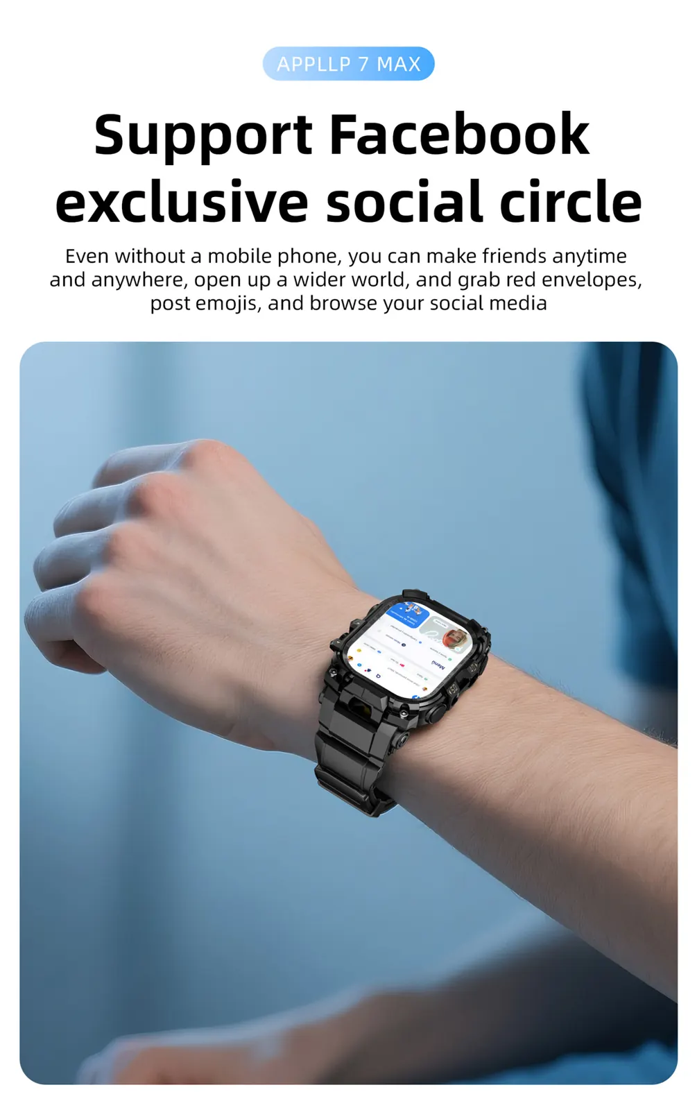 APPLLP 7 MAX Android smart watch detail image 8