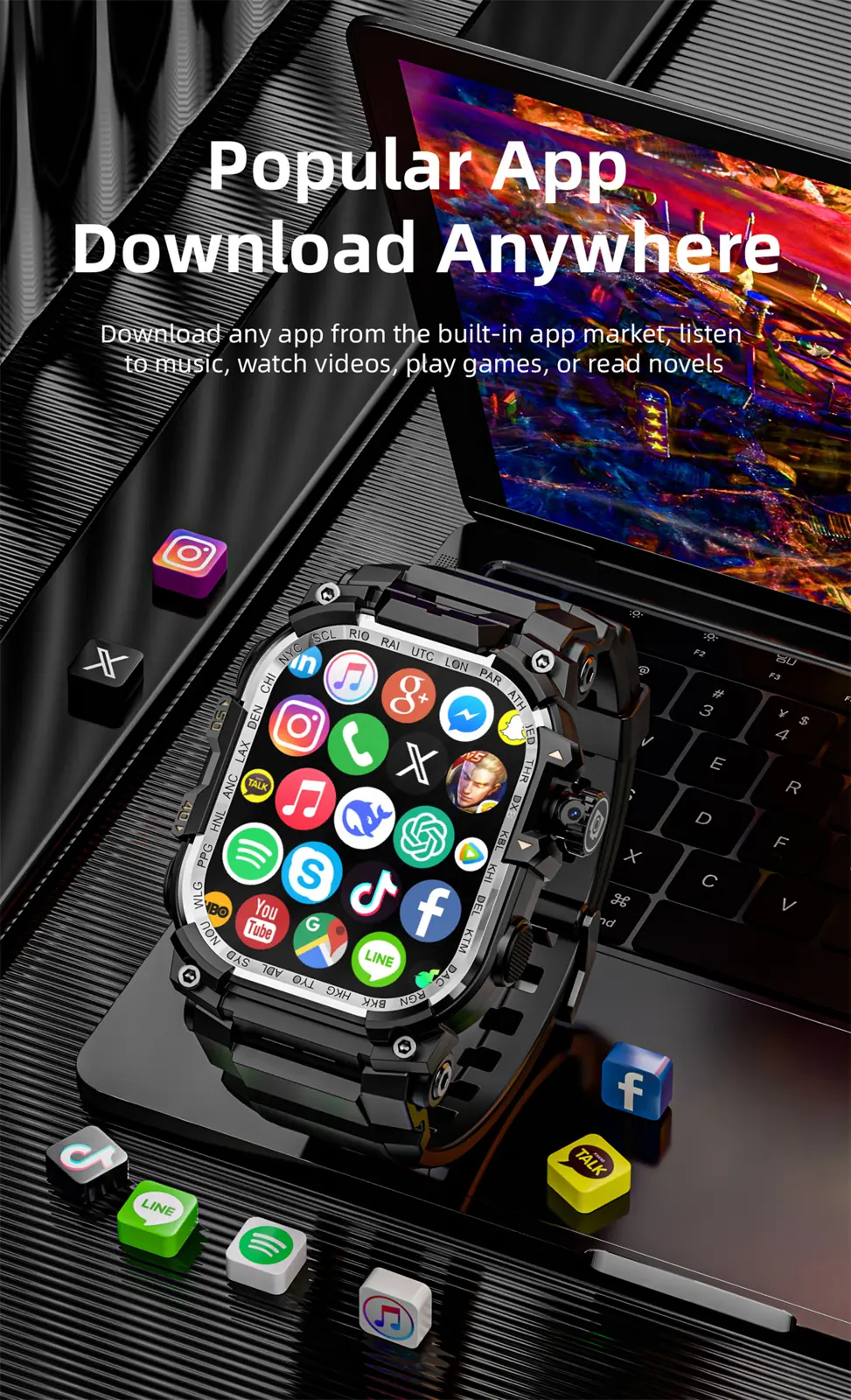 APPLLP 7 MAX Android smart watch detail image 9