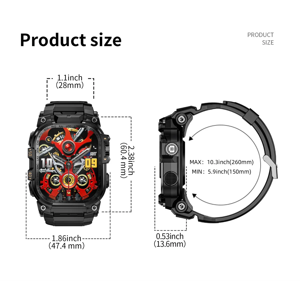APPLLP 7 MAX Android smart watch detail image 22