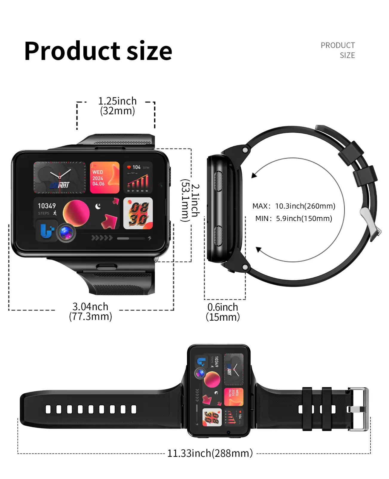 APPLLP MAX Android smart watch detail image 14