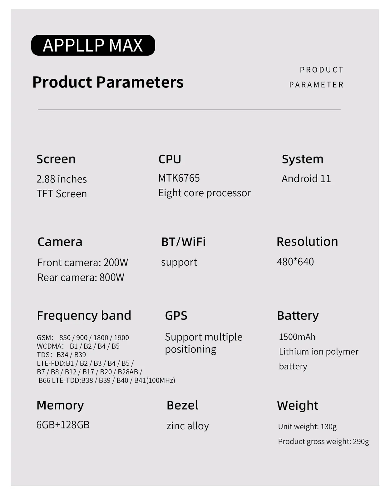 APPLLP MAX Android smart watch detail image 17