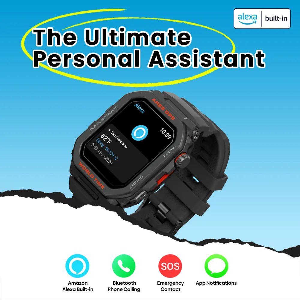 Ares GPS smart watch detail image 5