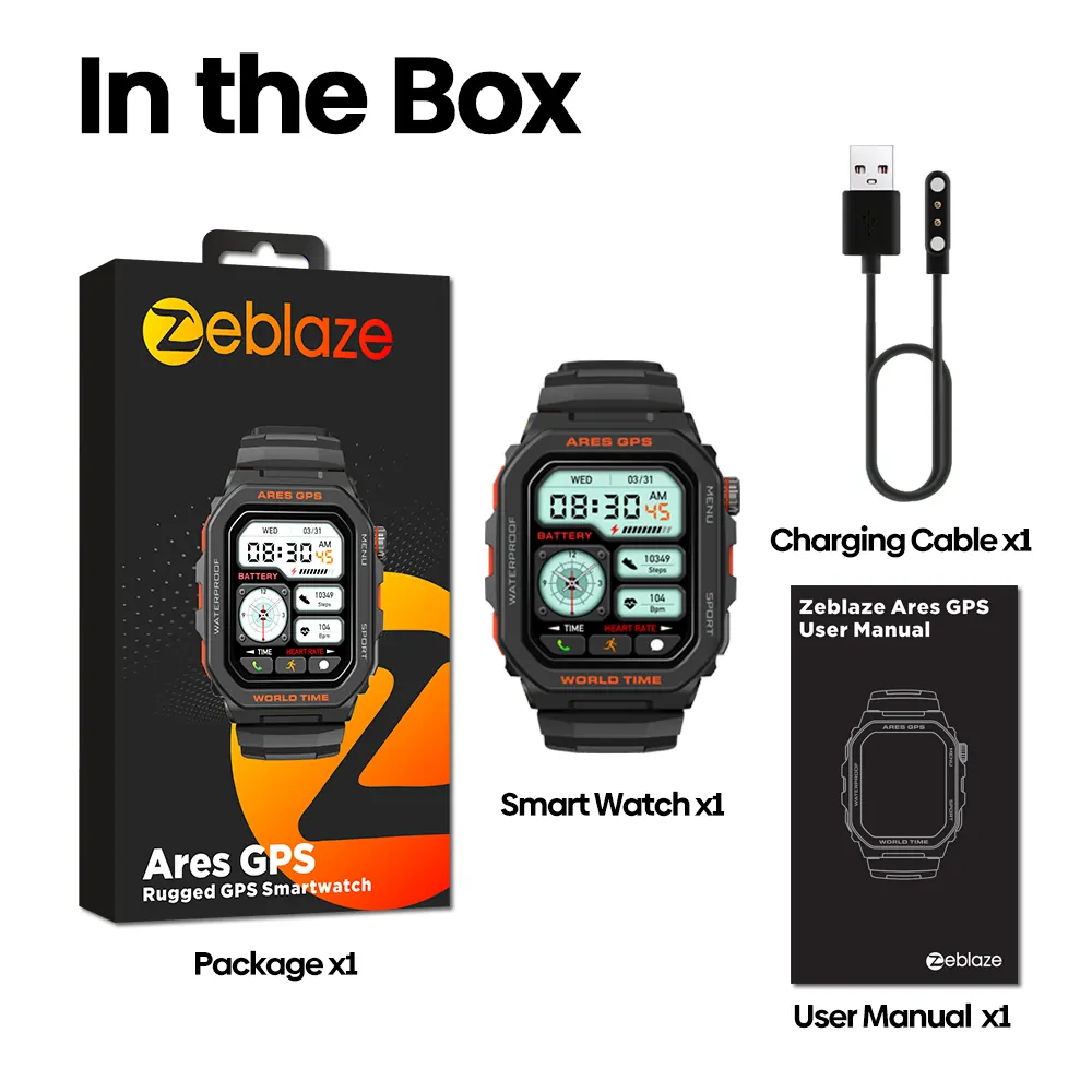 Ares GPS smart watch detail image 10