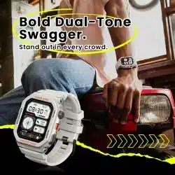 Ares GPS 1.75-Inch Rugged GPS Smart Watch with 3 ATM Protection, Bluetooth Calling, 14-Day Battery and Daily Wellness Tools - Image 4