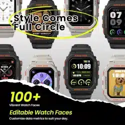 Ares GPS 1.75-Inch Rugged GPS Smart Watch with 3 ATM Protection, Bluetooth Calling, 14-Day Battery and Daily Wellness Tools - Image 6