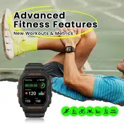 Ares GPS 1.75-Inch Rugged GPS Smart Watch with 3 ATM Protection, Bluetooth Calling, 14-Day Battery and Daily Wellness Tools - Image 8