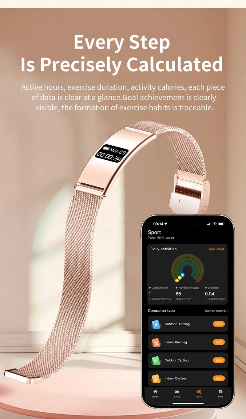 B8 Ultra-Thin Health Smart Watch - detail 08
