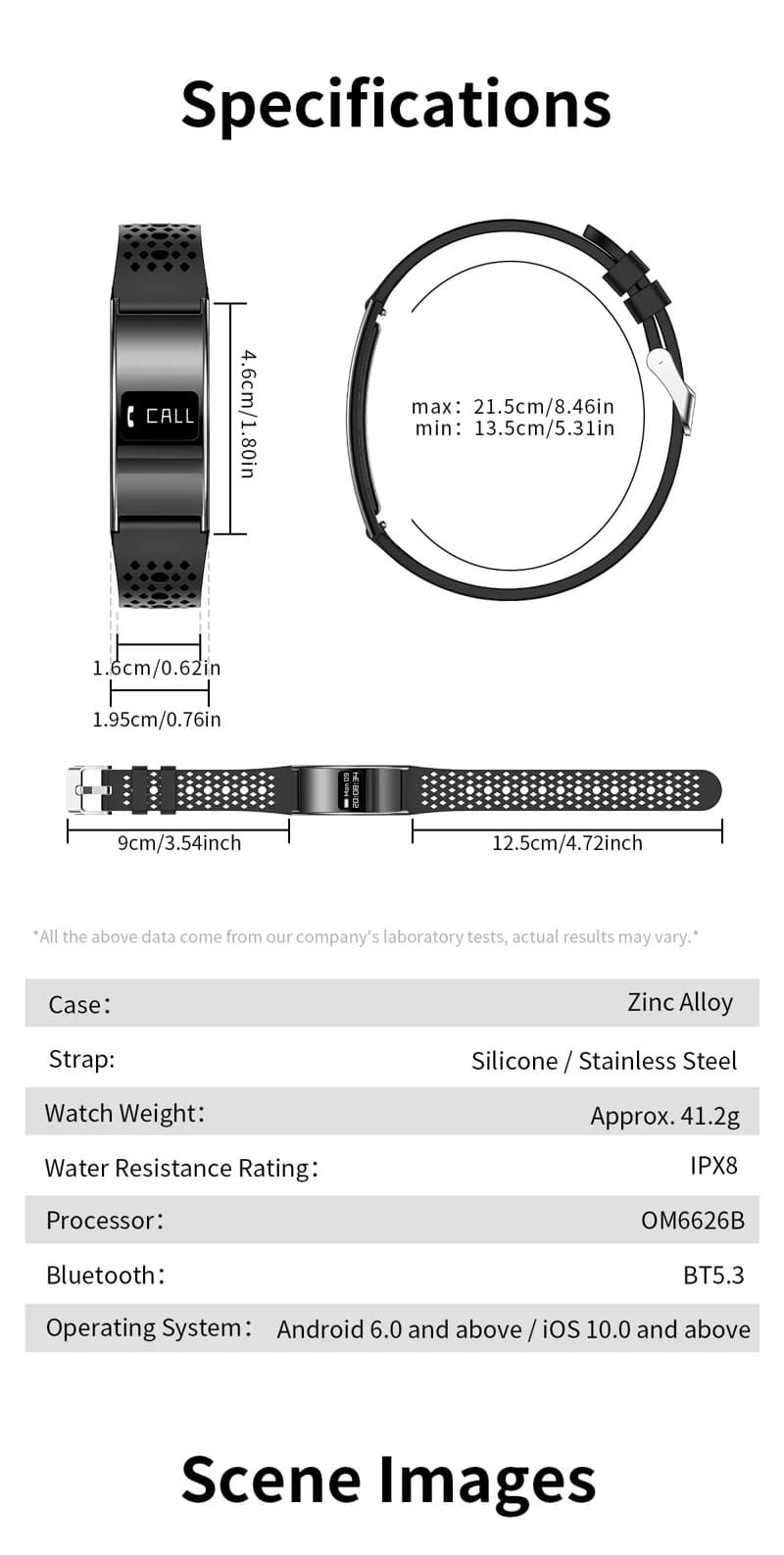 B8 Ultra-Thin Health Smart Watch - detail 15
