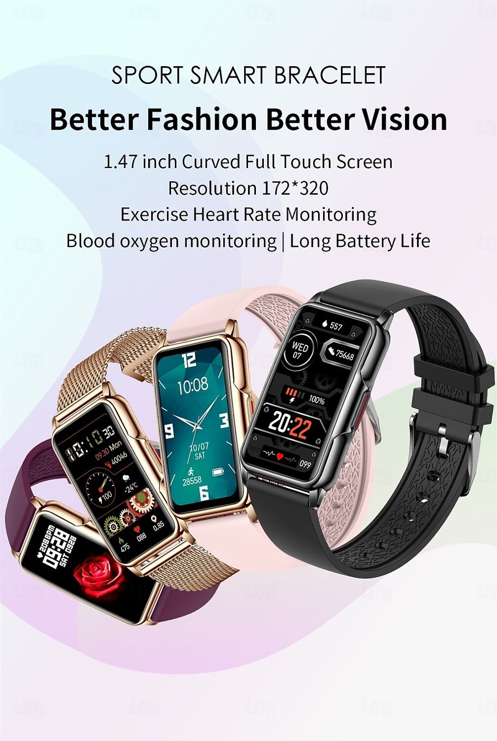 BW0451 Bluetooth Calling Fitness Smart Watch - detail 01